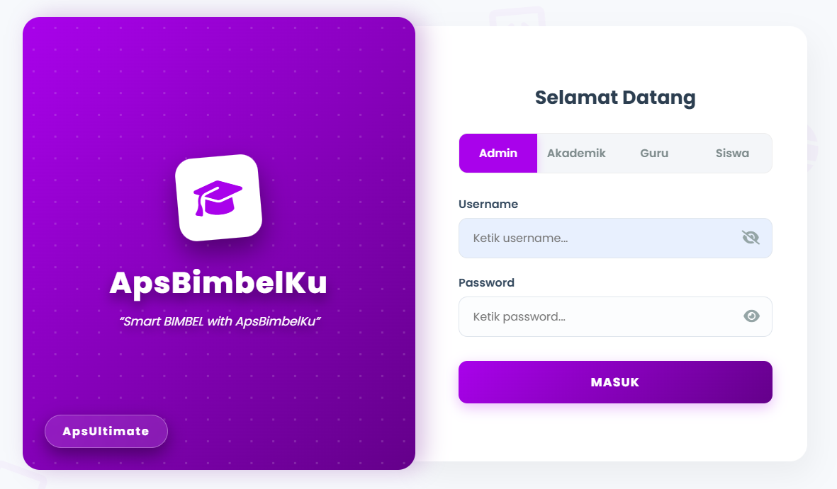 1 HALAMAN LOGIN